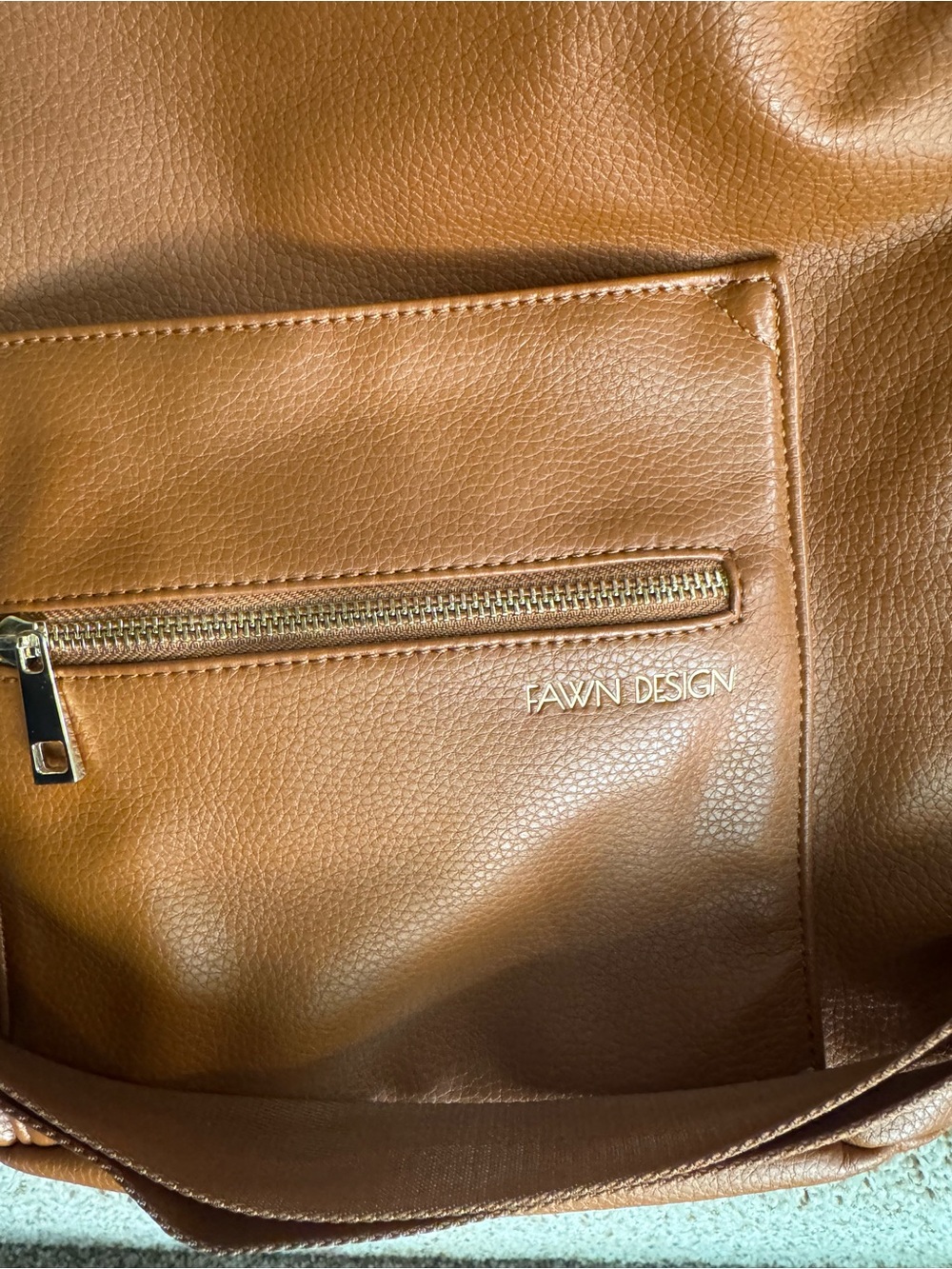 Fawn Design Vegan Leather Diaper Bag - Picture 8 of 8
